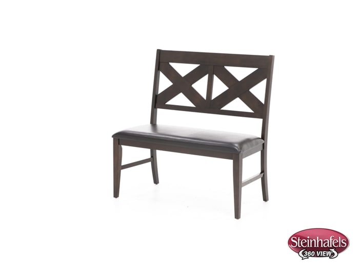 direct designs brown inch standard seat height bench  image   