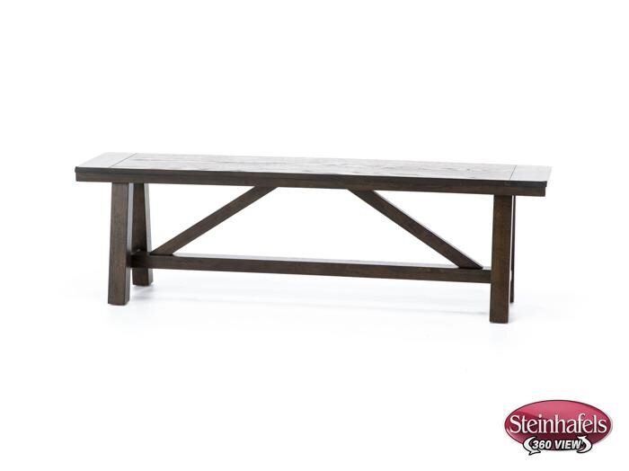 direct designs brown inch standard seat height bench  image   