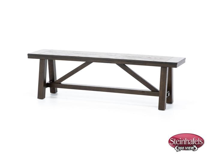 direct designs brown inch standard seat height bench  image   