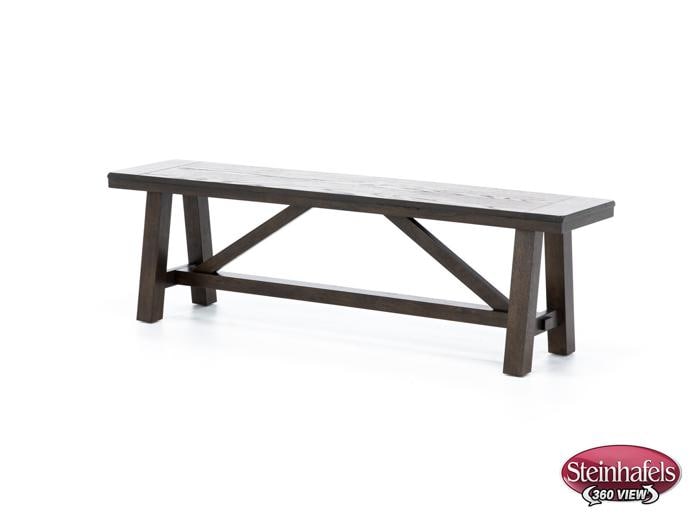 direct designs brown inch standard seat height bench  image   