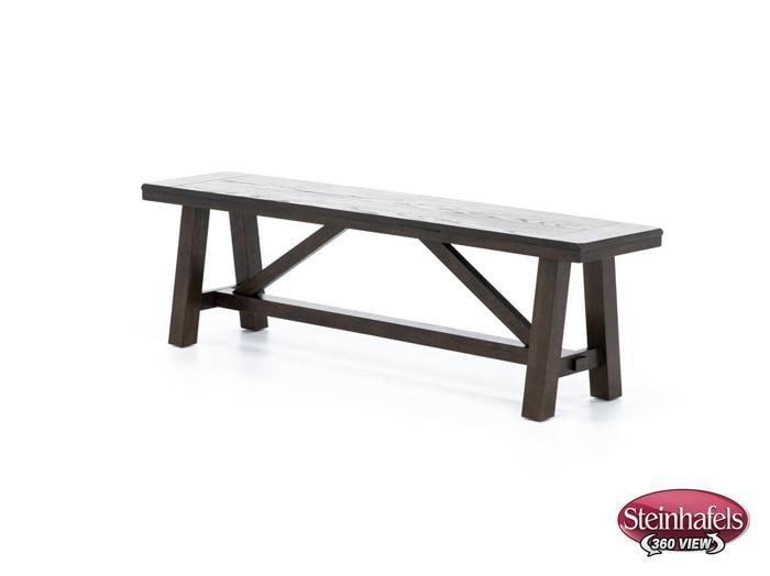 direct designs brown inch standard seat height bench  image   