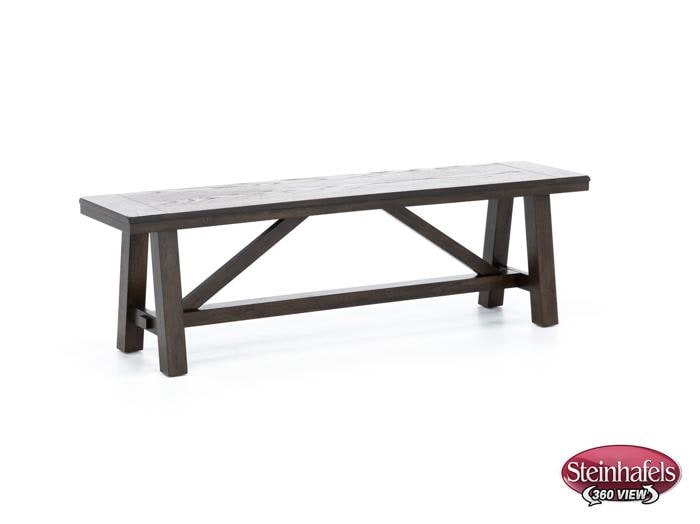 direct designs brown inch standard seat height bench  image   