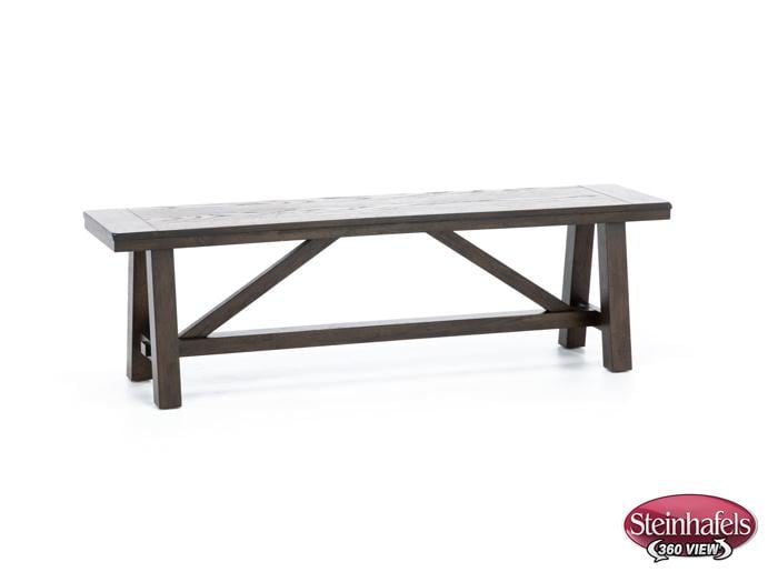 direct designs brown inch standard seat height bench  image   