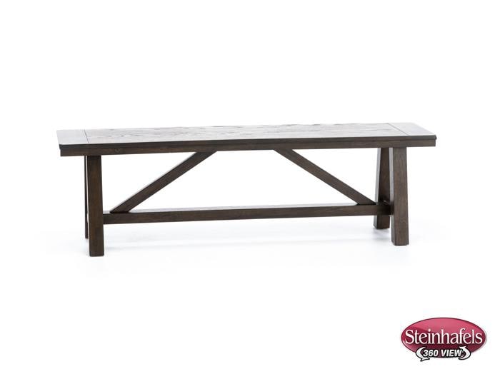 direct designs brown inch standard seat height bench  image   