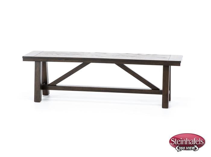 direct designs brown inch standard seat height bench  image   