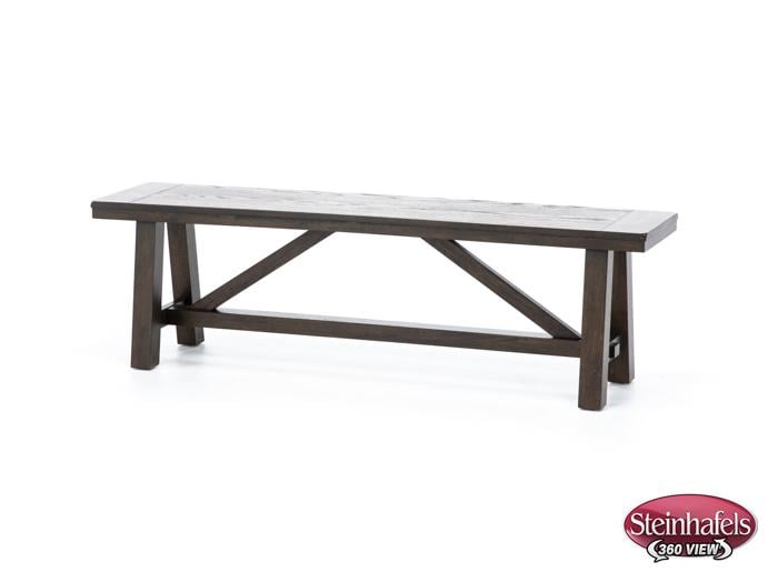 direct designs brown inch standard seat height bench  image   