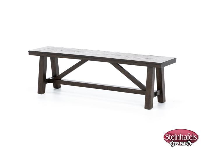 direct designs brown inch standard seat height bench  image   