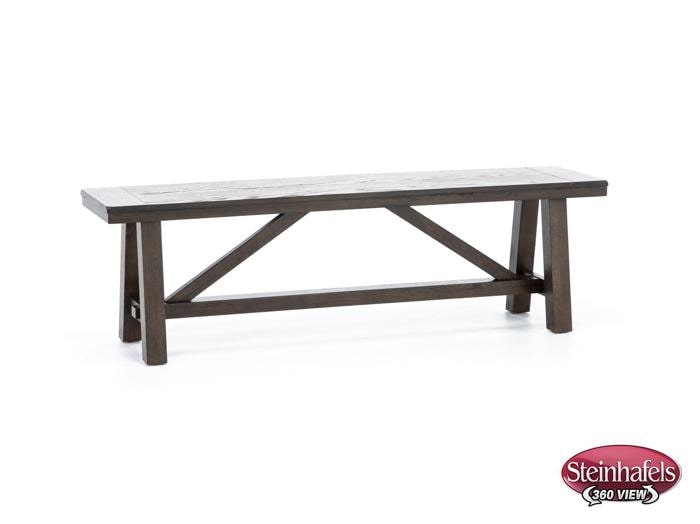 direct designs brown inch standard seat height bench  image   