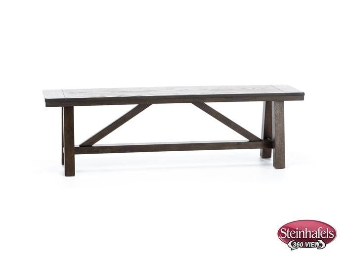 direct designs brown inch standard seat height bench  image   