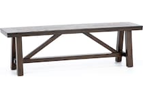 direct designs brown inch standard seat height bench   