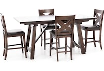 direct designs brown inch counter height rectangle p  