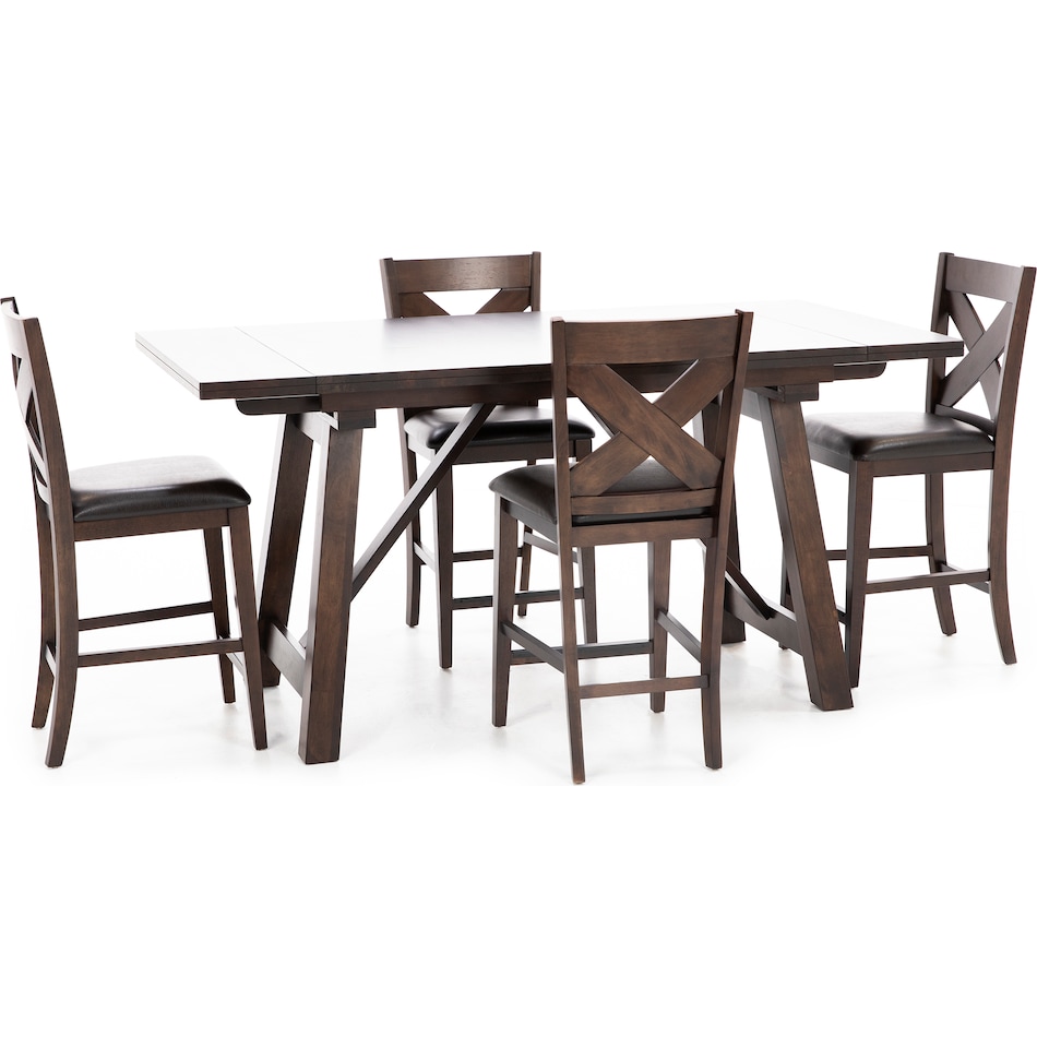 direct designs brown inch counter height rectangle p  