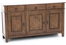 direct designs brown buffet server sideboard   