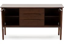 direct designs brown buffet server sideboard   