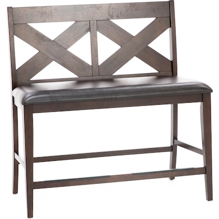 Direct Designs® Mill Creek X Back Counter Bench
