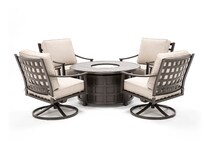 direct designs brown firepit pkg  