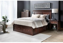 direct designs brown king bed package lifestyle image pk  