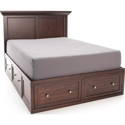 Direct Designs® Spencer Cherry Queen Storage Bed