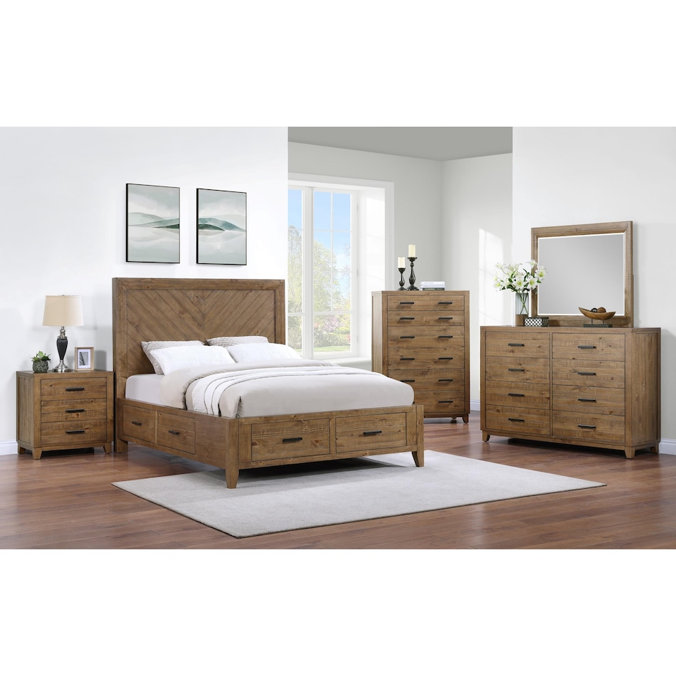 direct designs brown queen bed package lifestyle image sqp  
