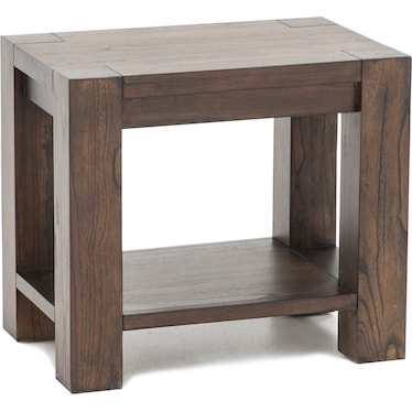Direct Designs® Open Cascade Nightstand In Weathered Brown