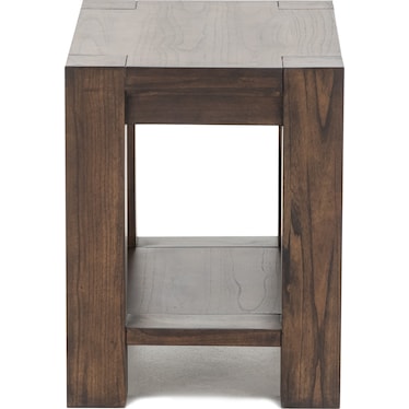 Direct Designs® Open Cascade Nightstand In Weathered Brown