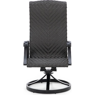 San Tropez 2pk Wicker Swivel Rocker Chair