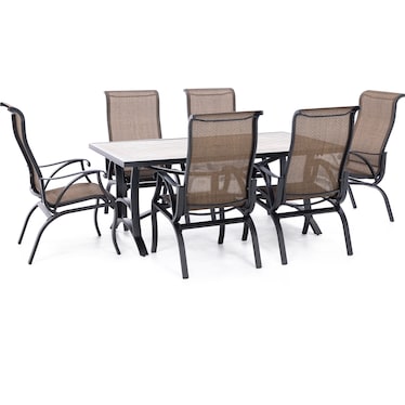 San Tropez 2pk Sling Dining Arm Chairs
