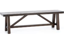 direct designs brown standard height bench   