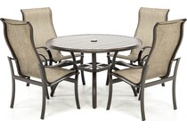 direct designs brown standard height round oval lifestyle image   