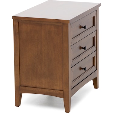 Spencer Three Drawer Nightstand