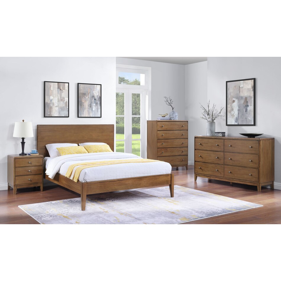 direct designs brown three drawer lifestyle image   
