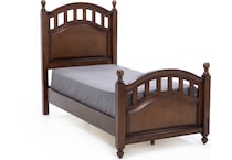 direct designs brown twin bed package tc  