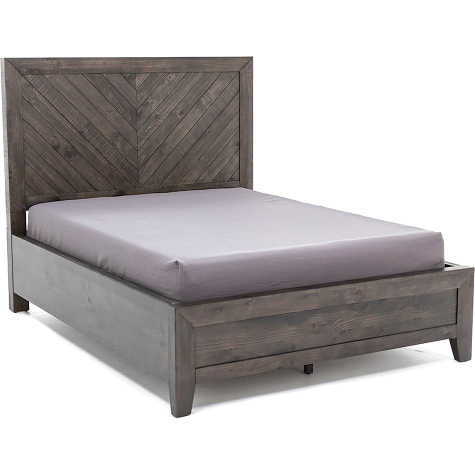 direct designs dark grey finish king bed package kp  