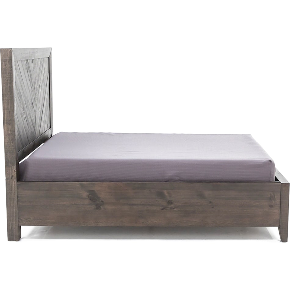 direct designs dark grey finish king bed package kp  