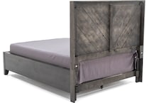 direct designs dark grey finish king bed package kp  