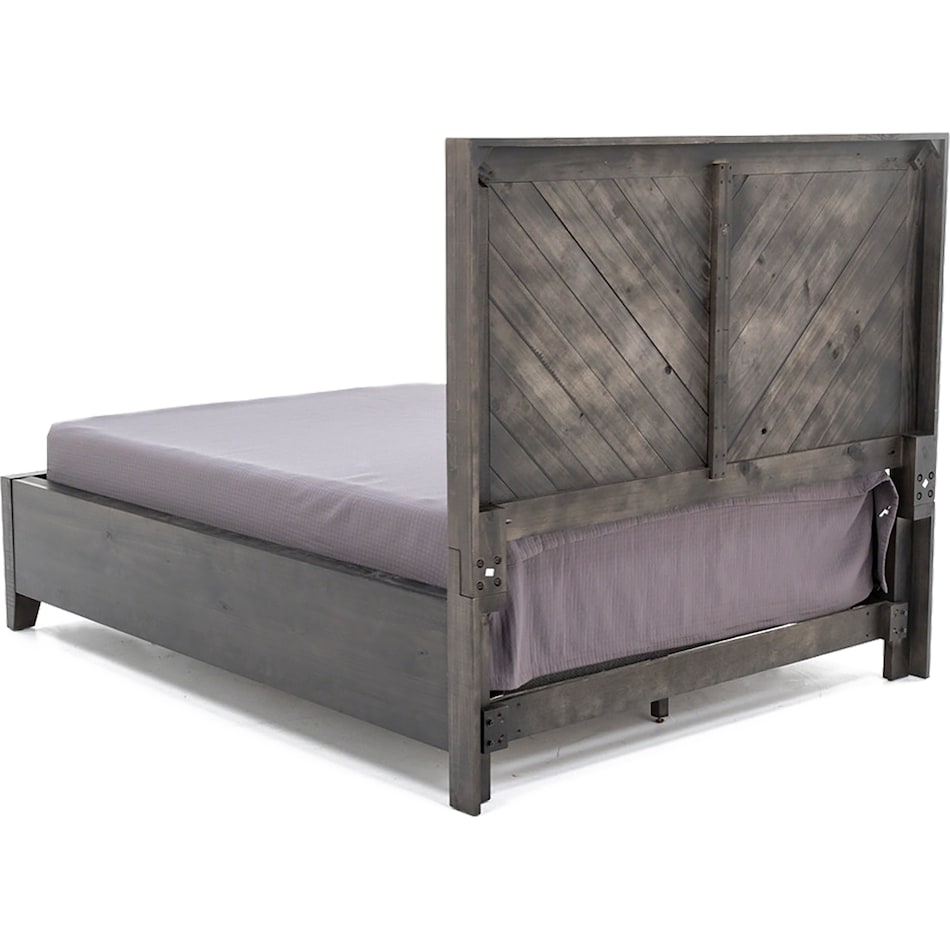 direct designs dark grey finish king bed package kp  