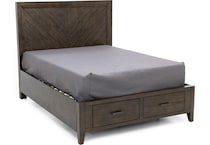 direct designs dark grey finish king bed package kp  