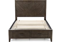 direct designs dark grey finish king bed package kp  