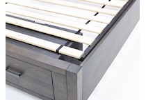 direct designs dark grey finish king bed package kp  