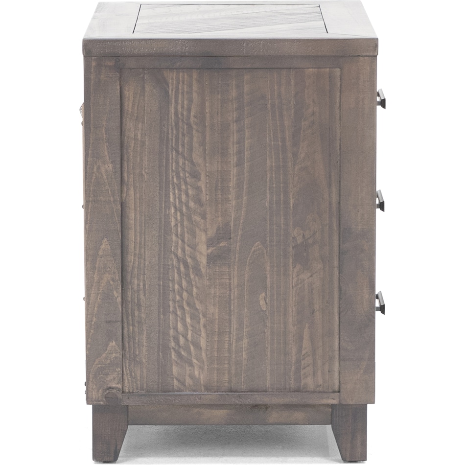 direct designs dark grey finish three drawer   