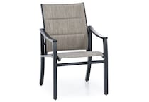 direct designs kiln matte black standard height arm chair pkg  