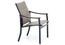 direct designs kiln matte black standard height arm chair pkg  