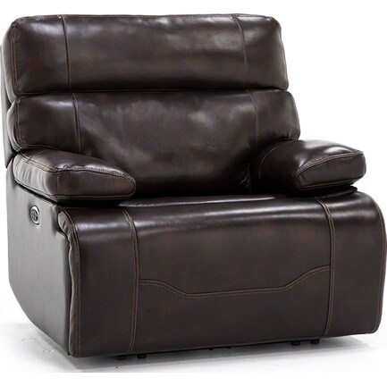 Direct Designs® Clayton Leather Fully Loaded Wall Recliner