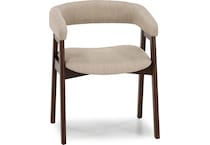 direct designs sara dark oak inch standard seat height side chair   