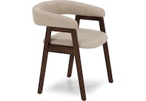direct designs sara dark oak inch standard seat height side chair   