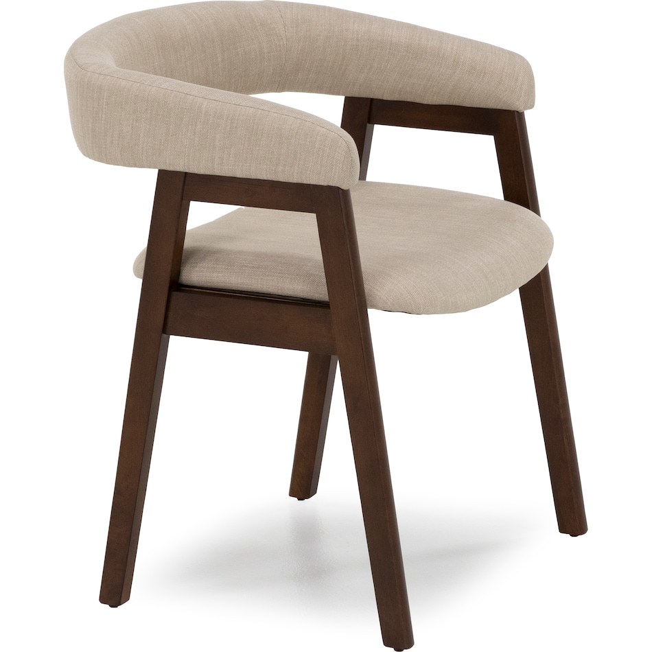 direct designs sara dark oak inch standard seat height side chair   