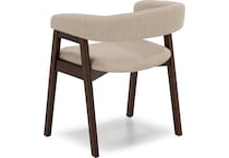 direct designs sara dark oak inch standard seat height side chair   