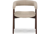 direct designs sara dark oak inch standard seat height side chair   