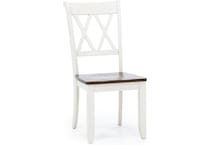 direct designs white inch standard seat height side chair   