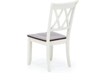 direct designs white inch standard seat height side chair   